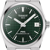Tissot PRX Powermatic 80 Green Dial Silver Steel Strap Watch for Men - T137.207.11.091.00 Authentic Buy Shop Now