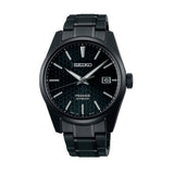 Seiko Presage Sharp Edged Series Black Dial Black Steel Strap Watch For Men - SPB229J1 Authentic Buy Shop Now