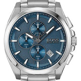 Hugo Boss Grandmaster Blue Dial Silver Steel Strap Watch for Men - 1513884 Authentic Buy Shop Now