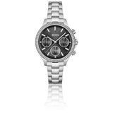 Hugo Boss Hera Black Dial Silver Steel Strap Watch for Women - 1502593 Authentic Buy Shop Now