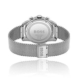 Hugo Boss Skymaster Green Dial Silver Mesh Bracelet Watch for Men - 1513938 Authentic Buy Shop Now
