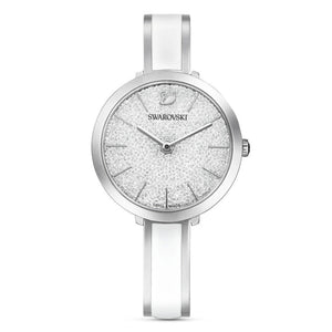Swarovski Crystalline Delight Silver Dial Two Tone Steel Strap Watch for Women - 5580537