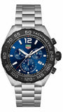 Tag Heuer Formula 1 Chronograph Blue Dial Silver Steel Strap Watch for Men - CAZ101AV.BA0842 Authentic Buy Shop Now