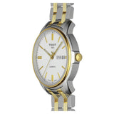 Tissot T Classic Automatics III White Dial Two Tone Steel Strap Watch For Men - T065.430.22.031.00 Authentic Buy Shop Now