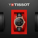 Tissot Le Locle Powermatic 80 Black Dial Black Leather Strap Watch For Men - T006.407.36.053.00 Authentic Buy Shop Now