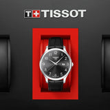 Tissot T Classic Tradition Black Dial Black Leather Strap Watch For Men - T063.610.16.052.00 Authentic Buy Shop Now