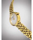 Tissot T Lady Lovely Silver Dial Gold Steel Strap Watch For Women - T058.009.33.031.00 Authentic Buy Shop Now