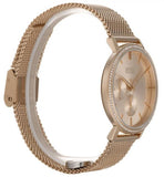 Hugo Boss Infinity Carnation Gold Dial Gold Mesh Bracelet Watch for Women - 1502519 Authentic Buy Shop Now