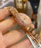 Michael Kors Mini Camille Multifunction Rose Gold Dial Rose Gold Steel Strap Watch For Women - MK7273 Authentic Buy Shop Now