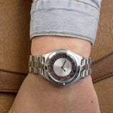 Marc Jacobs Henry White Dial Silver Steel Strap Watch for Women - MBM3291 Authentic Buy Shop Now