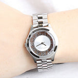 Marc Jacobs Henry White Dial Silver Steel Strap Watch for Women - MBM3291 Authentic Buy Shop Now