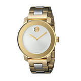 Movado Bold Silver Dial Two Tone Steel Strap Watch for Women - 3600129 Authentic Buy Shop Now