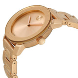 Movado Bold Rose Gold Dial Rose Gold Steel Strap Watch for Women - 3600188 Authentic Buy Shop Now