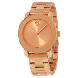 Movado Bold Rose Gold Dial Rose Gold Steel Strap Watch for Women - 3600342 Authentic Buy Shop Now