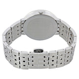 Movado Esperanza 39mm Black Dial Silver Steel Strap Watch For Men - 0607057 Authentic Buy Shop Now
