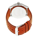 Movado Heritage Calendoplan Black Dial Brown Leather Strap Watch for Men - 3650001 Authentic Buy Shop Now