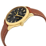 Movado Heritage Celestograf Navy Blue Dial Brown Leather Strap Watch For Women - 3650010 Authentic Buy Shop Now