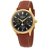 Movado Heritage Celestograf Navy Blue Dial Brown Leather Strap Watch For Women - 3650010 Authentic Buy Shop Now