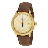 Movado Heritage Calendoplan Beige Dial Brown Leather Strap Watch for Men - 3650003 Authentic Buy Shop Now