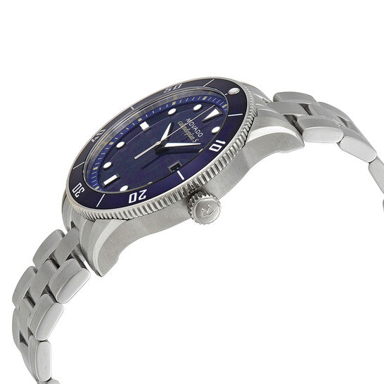 Movado Heritage Calendoplan Blue Dial Silver Steel Strap Watch For Men - 3650094 Authentic Buy Shop Now