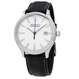Movado Heritage Calendoplan White Dial Black Leather Strap Watch for Men - 3650002 Authentic Buy Shop Now