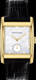 Movado Heritage Mother of Pearl White Dial Black Leather Strap Watch For Women - 3650050 Authentic Buy Shop Now