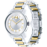 Movado Bold Silver Dial Two Tone Steel Strap Watch for Women - 3600245 Authentic Buy Shop Now