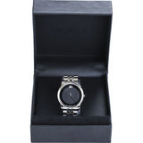 Movado Museum Classic Black Dial Silver Steel Strap Watch For Men - 606504 Authentic Buy Shop Now