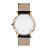 Movado Museum Classic Quartz Black Dial Black Leather Strap Watch for Men - 0607195 Authentic Buy Shop Now