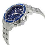 Movado Series 800 Chronograph Blue Dial Silver Steel Strap Watch For Men - 2600141 Authentic Buy Shop Now