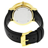 Movado Ultra Slim Black Dial Black Leather Strap Watch For Women - 0607091 Authentic Buy Shop Now