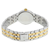 Movado Veturi Quartz Black Dial Two Tone Steel Strap Watch for Women - 0606933 Authentic Buy Shop Now