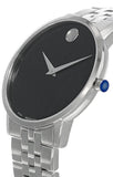 Movado Museum Classic Black Dial Silver Steel Strap Watch for Men - 0607199 Authentic Buy Shop Now