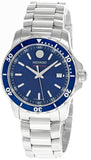 Movado Series 800 Blue Dial Silver Steel Strap Watch For Men - 2600137 Authentic Buy Shop Now