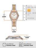 Michael Kors Harlowe Three-Hand Mother of Pearl White Dial Tri Tone Steel Strap Watch for Women - MK4846 Authentic Buy Shop Now