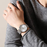 Calvin Klein White Dial Silver Mesh Bracelet Watch for Women - K8M21126 Authentic Buy Shop Now
