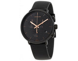 Calvin Klein High Noon Black Dial Black Leather Strap Watch for Men - K8M274CB Authentic Buy Shop Now