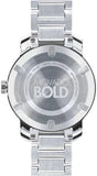 Movado Bold Crystal Pave Silver Dial Silver Steel Strap Watch for Women - 3600254 Authentic Buy Shop Now