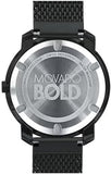 Movado Bold Black Dial Black Mesh Bracelet Watch For Men - 3600261 Authentic Buy Shop Now