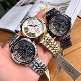 Fossil Townsman Mechanical Black Dial Black Steel Strap Watch for Men - ME1136 Authentic Buy Shop Now