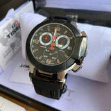 Tissot T Race Chronograph Black Dial Black Rubber Strap Watch for Men - T048.417.27.057.00 Authentic Buy Shop Now