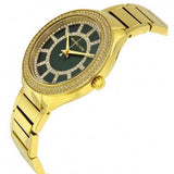 Michael Kors Kerry Green Dial Gold Steel Strap Watch for Women - MK3409 Authentic Buy Shop Now
