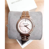 Michael Kors Cinthia Mother of Pearl Rose Gold Dial Rose Gold Steel Strap Watch for Women - MK3643 Authentic Buy Shop Now