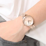 Michael Kors Cinthia Mother of Pearl Rose Gold Dial Rose Gold Steel Strap Watch for Women - MK3643 Authentic Buy Shop Now