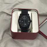 Fossil Machine Black Dial Black Steel Strap Watch for Men - FS4775 Authentic Buy Shop Now