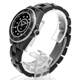 Chanel J12 Quartz Diamonds Black Dial Black Steel Strap Watch for Women - J12 H5701 Authentic Buy Shop Now