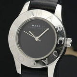 Marc Jacobs Blade Black Dial Black Leather Strap Watch for Women - MBM1211 Authentic Buy Shop Now