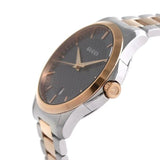 Gucci G Timeless Grey Dial Two Tone Steel Strap Watch For Men - YA126446 Authentic Buy Shop Now