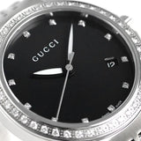Gucci G Timeless Black Mother of Pearl Diamonds 38mm Watch For Women - YA126509 Authentic Buy Shop Now