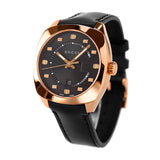 Gucci GG2570 Quartz Black Dial Black Leather Strap Watch For Men - YA142309 Authentic Buy Shop Now